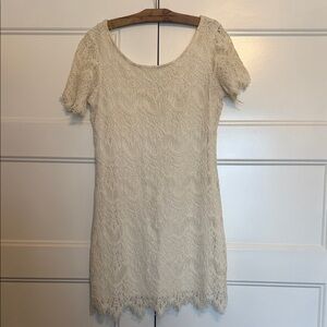 Cream Lace Dress